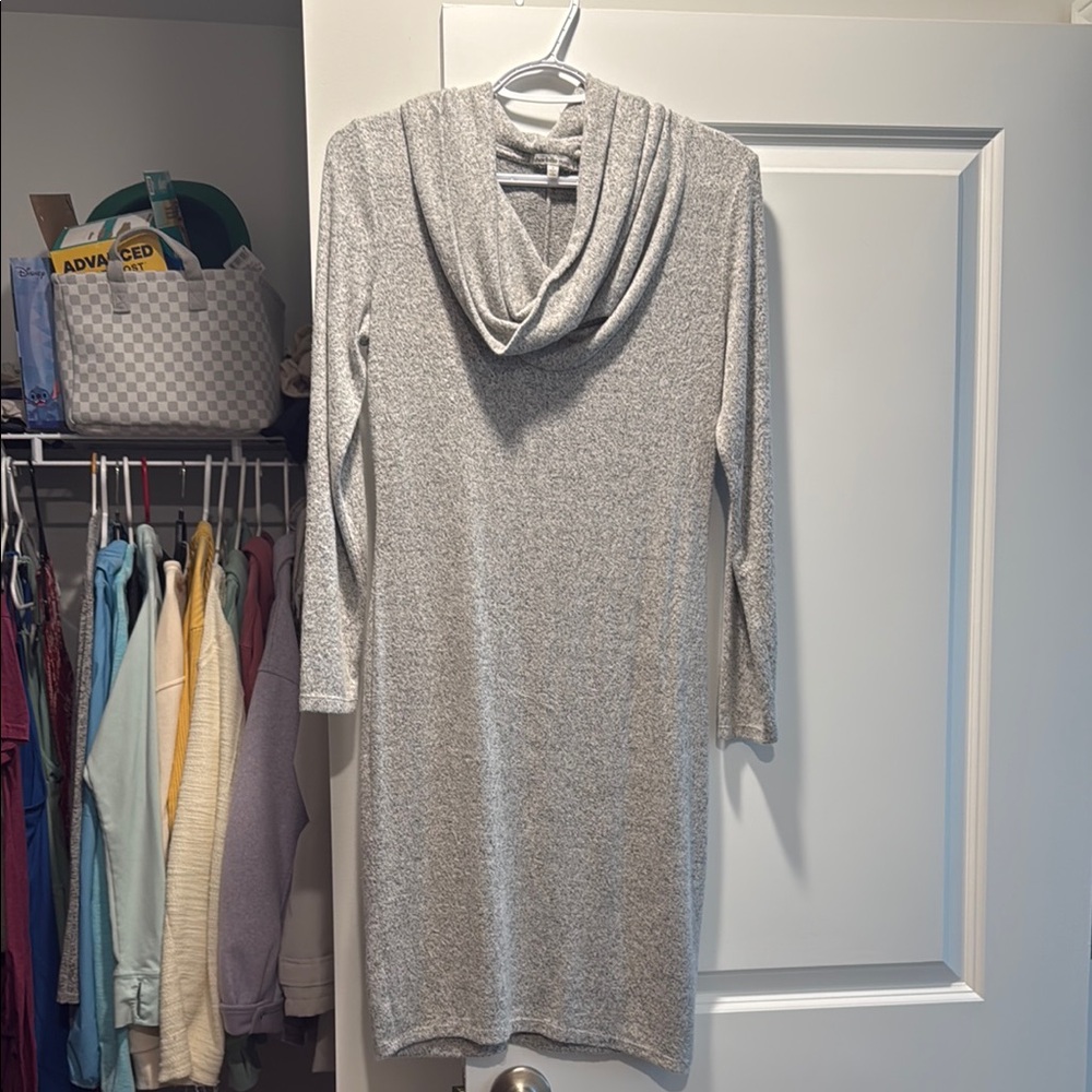 Gray Women's Sweater Dress